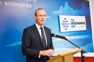 DKANE 05/10/2015 REPRO FREE Minister for Agriculture, Food, the Marine and Defence Simon Coveney, T.D. speaking at the launch of IRELAND'S FIRST INNOVATION CENTRE FOR MARINE & ENERGY : Ireland’s newest co-creation space, The Entrepreneur Ship, was officially opened  by Minister for Agriculture, Food, the Marine and Defence Simon Coveney, T.D. The new centre seeks to optimise the well documented opportunities of the blue economy for Ireland, and accelerate job creation in this sector Pic Darragh Kane.