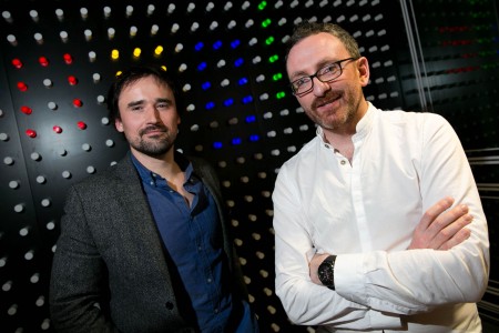 Google adopt A startup. Pictured are Dr Piotr Jakubowicz, SOTHIC Bioscience, Owen O'Doherty, Carefolk.com both Cork City based company's.          Picture by Shane O'Neill Photography.